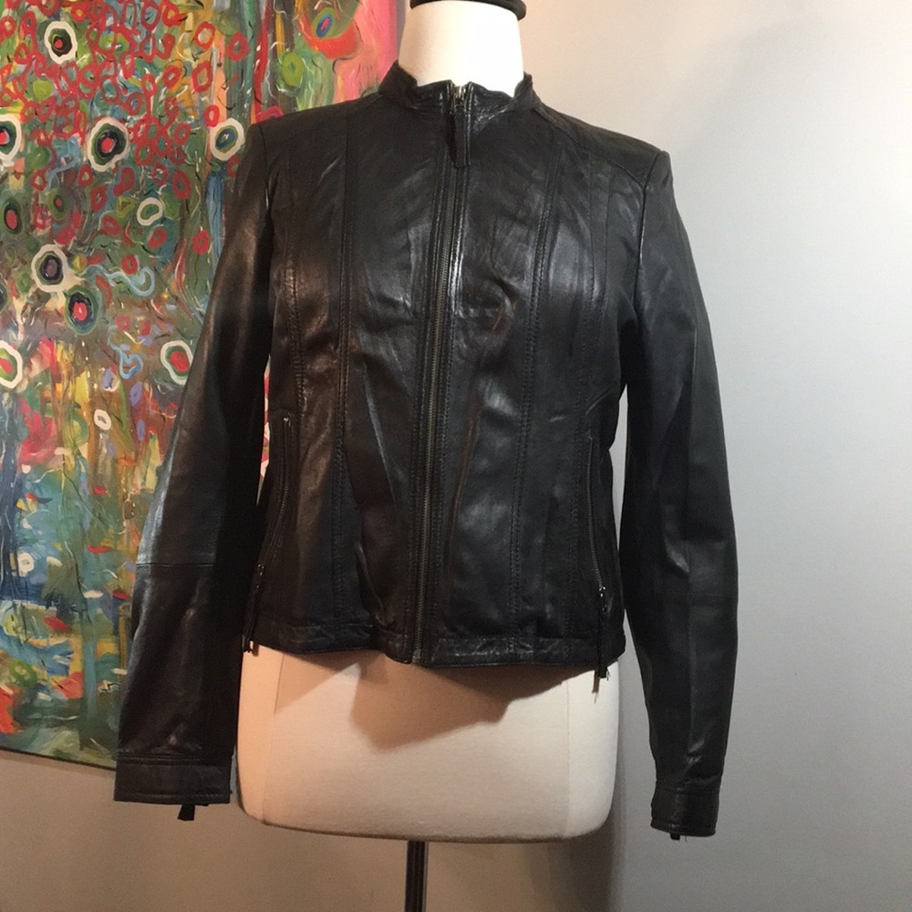 Black Leather Jacket - Picture 5 of 12